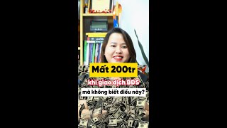 Mất 200tr khi giao dịch BĐS mà không biết điều này