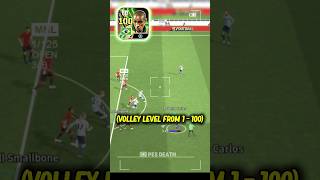 Most Illegal Volley🚀 From lvl 1- 100🤩 #efootball #efootball2024 #efootball2024mobile