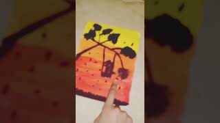 my painting picture #youtube video#papercraft #malayalam #painting #art #craft #createfaheema