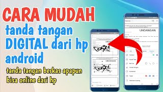 cara membuat tanda tangan di android