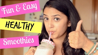 DIY Healthy Breakfast Smoothies | Tickle Me Pink