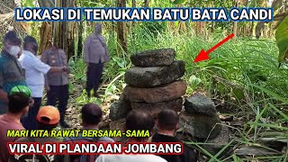 Viral Hari ini❗Ditemukan bata bekas candi peninggalan masa majapahit di jombang.