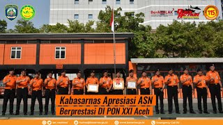 Kabasarnas Apresiasi ASN Berprestasi di PON XXI Aceh