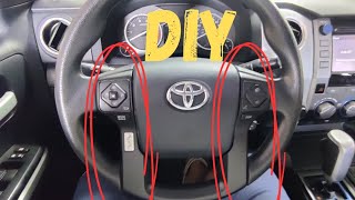 Painting the Steering Wheel Trim | 2014 Toyota Tundra Build