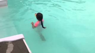 Lily diving