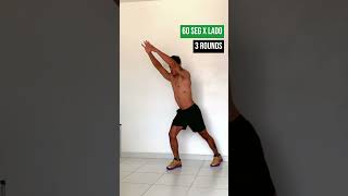 🔥Abdominales de pie🔥 saca los cuadritos en casa 💪🏽 #absworkput #abdominalesencasa #abdominales