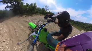 Riding the Gravel Pit at Black Lake MI