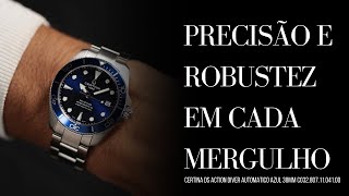 Conheça o Certina DS Action Diver 38mm: desempenho e elegância em cada detalhe.