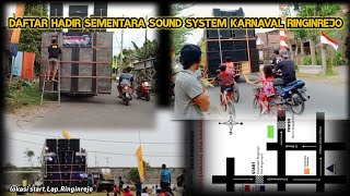 Daftar Sound Yang Sudah Ready||Karnaval Ringinrejo