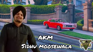 AKM sidhu moosewala new song Gta 5 #thesiddgamerz #sidhumoosewalanewsong #gta5