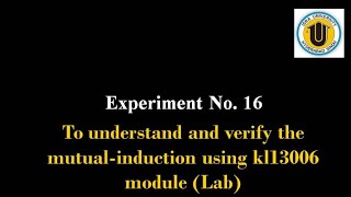 Mutual Induction (Lab)