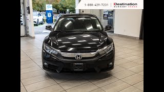 2016 HONDA CIVIC TOURING - FULLY EQUIPPED - LEATHER INTERIOR - GREAT EVERYDAY SEDAN! - B13360