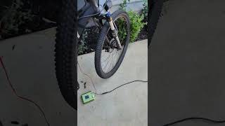 Solar charging an e-bike