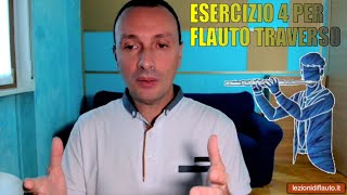 Esercizio per flauto traverso 4 - fa maggiore