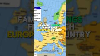 Famous Songs From Each European Country || #mapping #geography