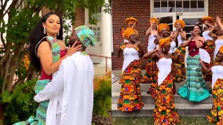 The groom 😳/wedding highlights 2023 #2023 #viralwedding #ghanawedding/African traditional wedding