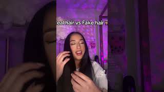 Real or fake #asmr #asmrtingles #asmrhairplay #asmrsatisfyingsounds #asmrvideos #asmrhair #asmrhair