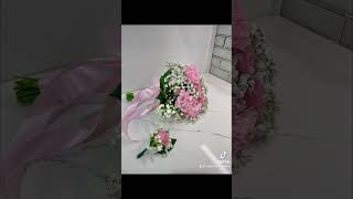 Homecoming Bouquet and Boutenniere #flowers  #flowercreation #bouquet #boutenniere