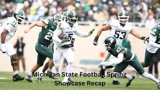 Michigan State Football Spring Showcase Recap