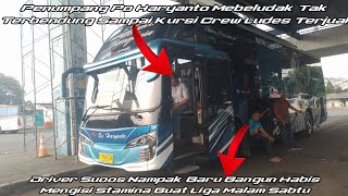 Edan Penumpang Po Haryanto Rame Tak Terbendung Sampai Kursi Crew Ludes