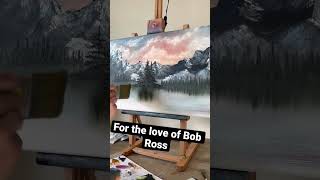 This one’s for you Bob Ross #bobross #art #artist #artshorts #painting #shorts