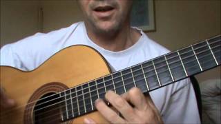 How to play "Tres notas para decir te quiero" by Vicente Amigo PART 3