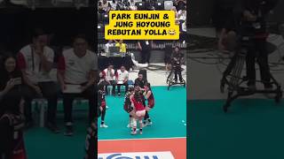 Pemain Red Sparks ngelawak, Park Eunjin dan Jung Hoyoung rebutan Yolla Yuliana