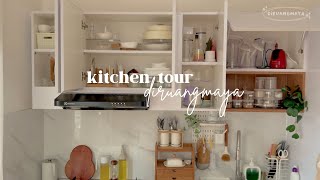 Kitchen Tour: Spill Barang Dapur Minimalis Aesthetic | Inspirasi Rumah Aesthetic Luas Tanah 78m²