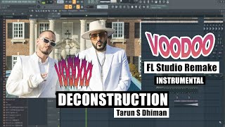 Voodoo - Instrumental | FL Studio | Badshah, J Balvin, Tainy | TRACK DECONSTRUCTION