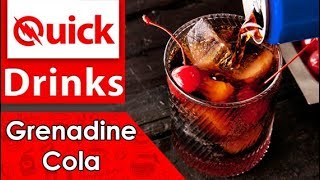 كيفية عمل جرانادين كولا في 1 دقيقة - How to make Grenadine Cola in 1 minutes