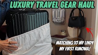 Luxury Travel Gear Haul | My first Rimowa Unboxing! Rimowa Essential Cabin Carry On