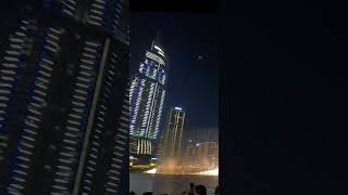 Burj Khalifa Fountain View #dubai  #travel  #burjkhalifa #waterdance