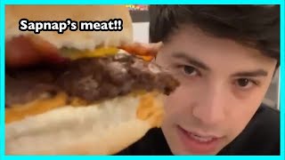 Georgenotfound Food Reviews: Sapnap’s Spicy Burger 🍔