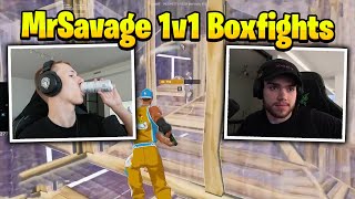 MrSavage VS Mongraal 1v1 Boxfights