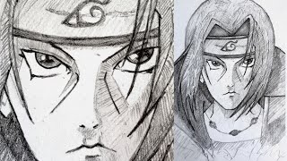 drawing itachi (Naruto) | my first anime / manga character drawing | Ordinary Artist