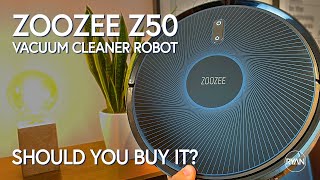 Zoozee Z50 Robot Vacuum Cleaner REVIEW - AFFORDABLE UNIT (2022)