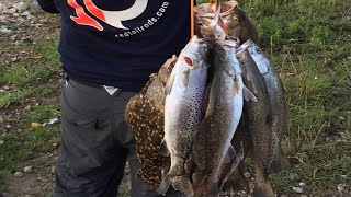 Night Kayak Fishing for Speckled Trout Under the Lights