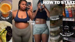 HOW I LOST MY FIRST 50 POUNDS IN LESS THAN A YEAR ✿ Simple & Easy tips (NO GYM REQUIRED)