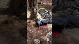 Massive teeter totter fail#mtb #mtblife #commencal #crash