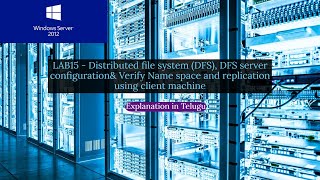 LAB15 - Distributed file system (DFS), Explanation in Telugu & DFS server configuration