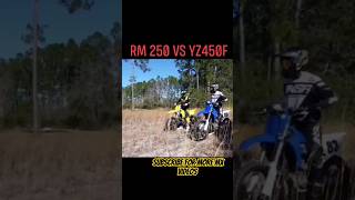 RM 250 VS YZ450F 😲 SON VS FATHER 😲 #fatherandson #dirtbikes #viral #comedyvideos #subscribe #FAILS