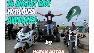 14 August ride with Busa Avengers by Hasan Autos