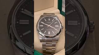 Rolex oyster perpetual black dial ref.14300 brand new 04/2024