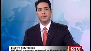 102 Morsi supporters sentenced to 10 years in jail   CCTV News   CCTV com English