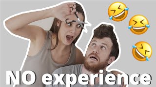 Cutting Boyfriend's Hair NO EXPERIENCE! | Quarantine