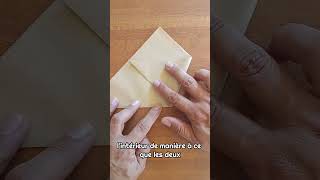 Comment faire un sachet à #graines avec une feuille A4 ? #potager #jardin #diy #origami #astuce