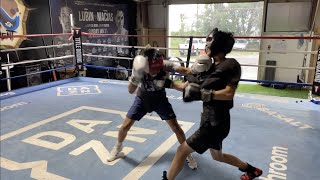 SPARRING AT THE BOXING GYM!!!