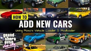 How to install Car Mods in Gta VC | Modloader GTA VC | Install cars using Maxo Vehicle Loader