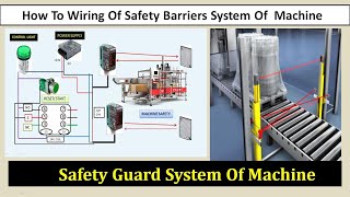 how to control wiring of machine (safety guard ) barriers system.sensor based machine guard system.