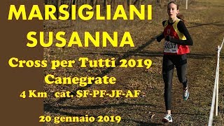 Susanna Marsigliani 4km Cross Per Tutti 2019 Canegrate 20 Gennaio 2019